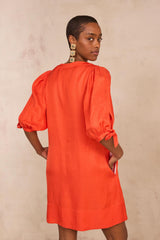 BONA GERANIUM SHORT STRAIGHT DRESS