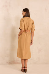 LAYANA SHORT SLEEVE SHIRT DRESS