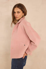 CHRIS PINK MIXED WOOL JACKET