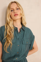 MALLORY SHORT SLEEVE BLOUSE