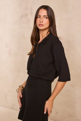 ALBA 3/4 SLEEVES STRUCTURED JACKET
