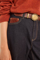 SCOTTY STRAIGHT CROPPED JEANS