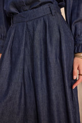 TATIANA EXTRA LARGE DENIM TROUSERS