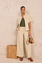 VITA NATURAL SHORT SLEEVE COTTON JACKET