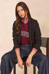 BARBARA BLACK DOUBLE-BREASTED BLAZER