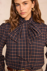 DENISE CHECKERED BLOUSE