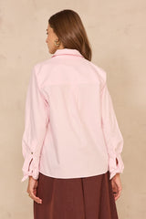 MARIA LONG-SLEEVE COTTON SHIRT