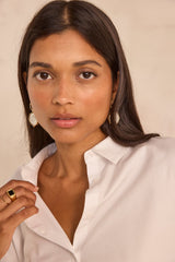 CARLA LONG-SLEEVE COTTON SHIRT