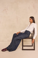 CARLA LONG-SLEEVE COTTON SHIRT