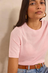PAPRIKA BIS PINK SHORT SLEEVE SWEATER