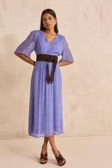BRADIE FLUID PRINTED DRESS