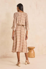 BATIK PRINTED FLUID SKIRT