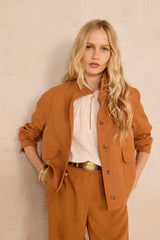 BLONDIE MIXED LINEN JACKET