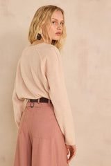 ARISTIDE NATURAL CASHMERE SWEATER