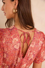 PRUDENCE FLOWING PRINTED DRESS