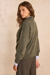 ALEXANDER SAGE BLENDED WOOL AND YAK SWEATER