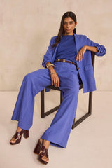 TAMINA LAVENDER WIDE TROUSERS