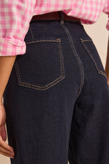RAYAN COTTON BLEND DENIM BERMUDA