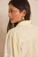 DARWIN EMBROIDERED LONG SLEEVE COTTON SHIRT