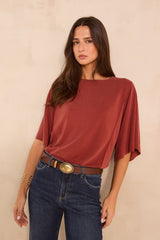 TRAVIS BRICK 3/4 SLEEVE T-SHIRT