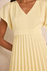 BILLINA PLEATED SHORT DRESS