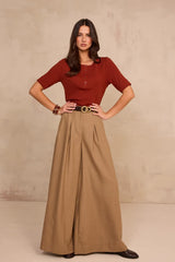 TESSY BRICK 3/4 SLEEVE T-SHIRT