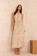 BAY FLUID STRAIGHT PRINTED DRESS