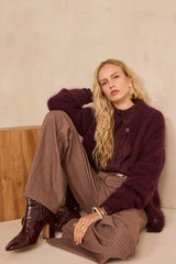 AIMEE MIXED MOHAIR CARDIGAN