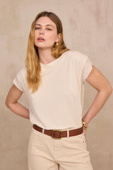 LYO CREAM SHORT-SLEEVE T-SHIRT