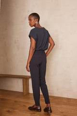 FELIX NAVY CIGARETTE TROUSERS