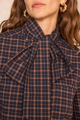 DENISE CHECKERED BLOUSE
