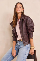 LAURENA PINK COTTON POLO SHIRT
