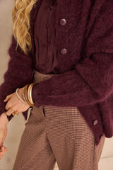 AIMEE MIXED MOHAIR CARDIGAN