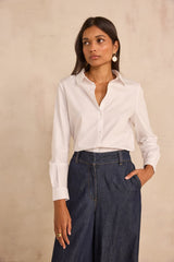 CARLA LONG-SLEEVE COTTON SHIRT