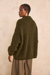 AZALEA LONG-SLEEVED ALPACA SWEATER