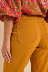 NALLA OCHER TROUSERS
