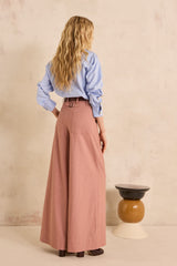 DAISY WIDE PLEATED TROUSERS