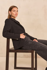 SIMONE BLACK TAILORED JACKET