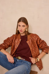 ARISTIDE BURGUNDY CASHMERE SWEATER