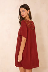 PERFECTION STRAIGHT LACE DRESS