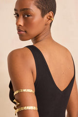 BYS TWO-TONE TRAPEZE DRESS