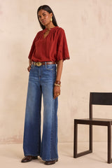 SAVANA EXTRA LARGE TWO-TONE JEANS