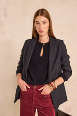 NELIA B STRIPED JACKET