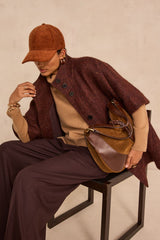 ARNOLD LIGHT CAMEL MIXED WOOL SWEATER