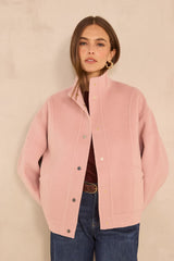 CHRIS PINK MIXED WOOL JACKET
