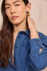 DORA LONG-SLEEVE COTTON BLOUSE