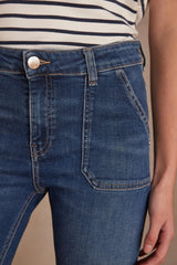 NALLA INDIGO FITTED JEANS