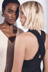 BAILEY PLEATED STRAIGHT DRESS
