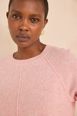 ARY SALMON CASHMERE SWEATER