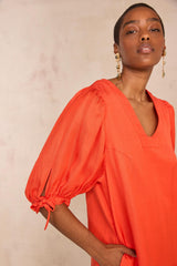 BONA GERANIUM SHORT STRAIGHT DRESS